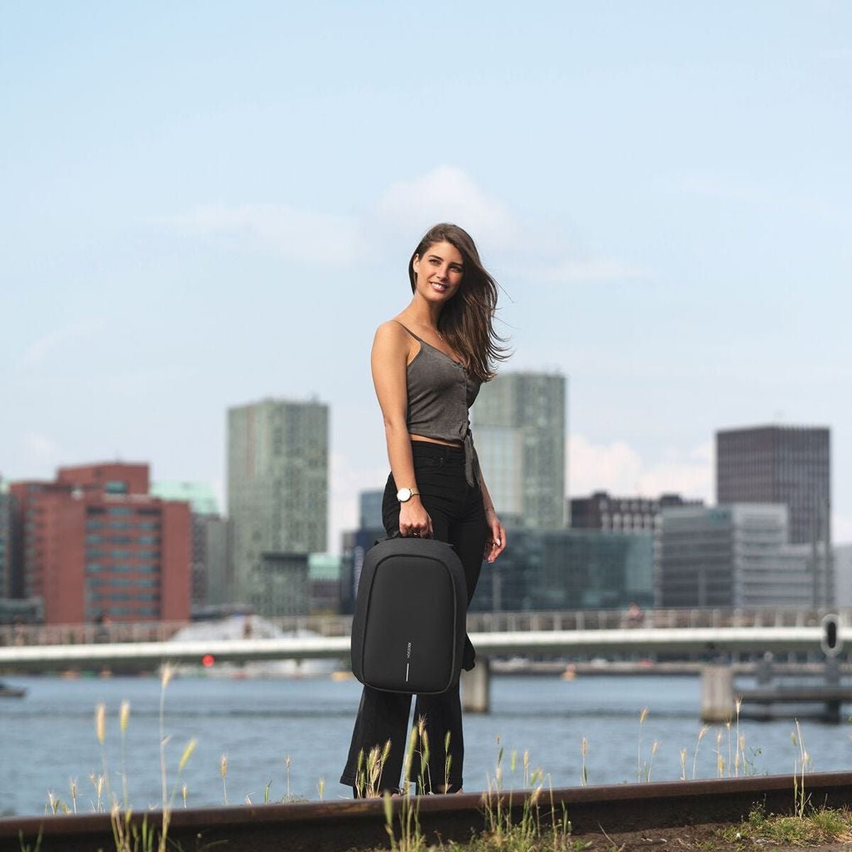 Anti - theft Bag XD Design Bobby Hero Small Black - Elvè.Shop8714612115473