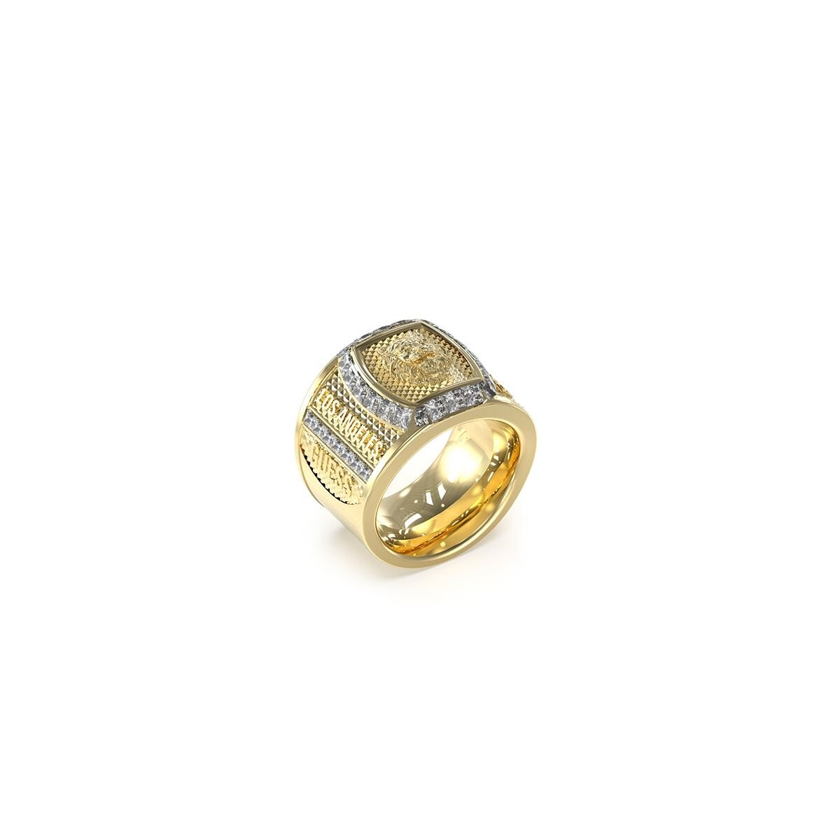 Men's Ring Guess JUMR05007JWYG64 Golden - Elvè.Shop7620837563504