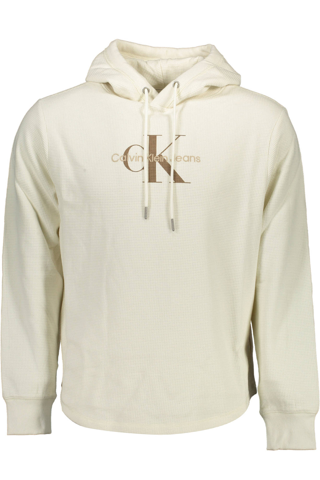 CALVIN KLEIN WHITE MEN'S SWEATSHIRT WITHOUT ZIP - Elvè.Shop8720107152755