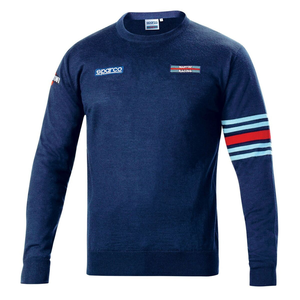 Men’s Sweatshirt without Hood Sparco Martini Racing Dark blue - Elvè.Shop8033280432584
